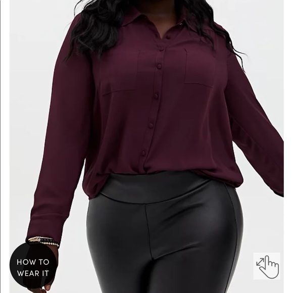 BNIB Torrid Blouse with tags 1x - Picture 1 of 1